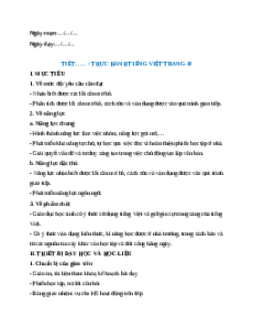 Giáo án Thực hành tiếng Việt trang 49 Ngữ Văn 12 Chân trời sáng tạo