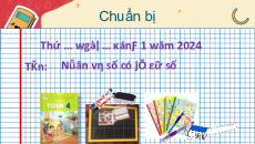 Giáo án Powerpoint Nhân với số có một chữ số Toán lớp 4 Kết nối tri thức