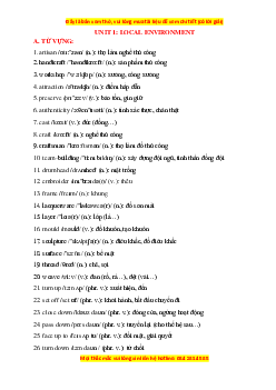 Bài tập Tiếng Anh 9 mới (hay nhất) có lời giải