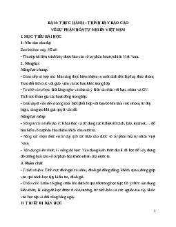 Giáo án Bài 4 Địa lí 12 Cánh diều (2024): Thực hành