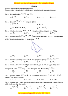 Đề thi Toán 11 Cuối kì 2 Cánh diều cấu trúc mới (Đề 1)