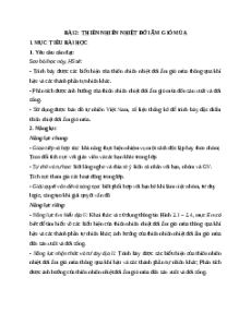 Giáo án Bài 2 Địa lí 12 Kết nối tri thức (2024): Thiên nhiên nhiệt đới ẩm gió mùa