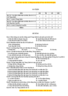 Đề thi cuối kì 2 Địa lí 11 Kết nối tri thức - Đề 2