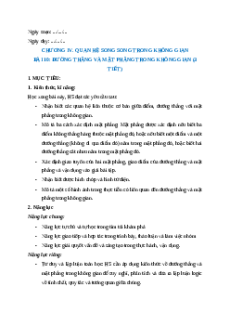 Giáo án Bài 10 Toán 11 Kết nối tri thức (năng lực số)