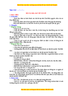 Giáo án Bài 9 Địa lí 10 Chân trời sáng tạo (2024): Khí áp và gió