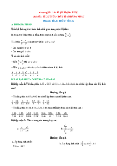 Phương pháp giải Toán 7 (cơ bản, nâng cao) Học kì 2