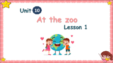 Giáo án Powerpoint Unit 10: At the zoo Tiếng Anh lớp 2 Global success