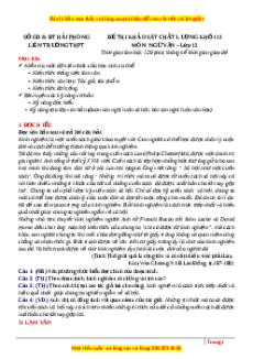 Đề thi thử Ngữ văn trường Hải Phòng lần 1 năm 2023