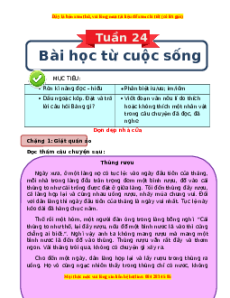 Bài tập cuối tuần Tiếng việt lớp 3 Tuần 24 Kết nối tri thức (có lời giải)