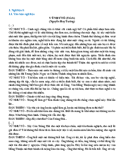 Ngữ liệu ngoài sgk lớp 11 phần Bi kịch