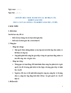 Giáo án chuyên đề Tin 10 Khoa học máy tính Kết nối tri thức