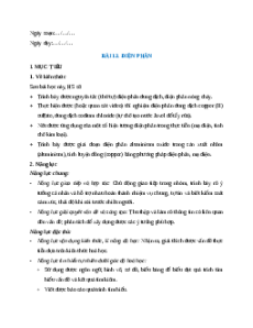 Giáo án Bài 13 Hóa học 12 Chân trời sáng tạo: Điện phân