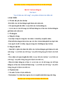 Giáo án Văn bản thông tin (2024) Cánh diều