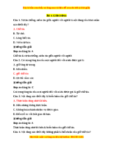 Trắc nghiệm GDCD 7 Bài 4 Chân trời sáng tạo: Giữ chữ tín