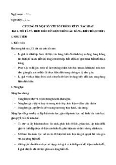 Giáo án Toán 9 Cánh diều Học kì 2