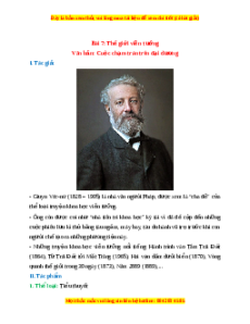 Tác giả - tác phẩm Thế giới viễn tưởng Ngữ văn 7 Kết nối tri thức
