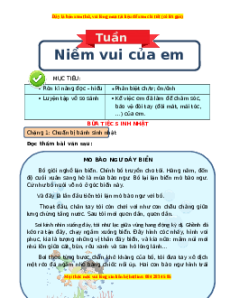 Bài tập cuối tuần Tiếng việt lớp 3 Tuần 6 Cánh diều (có lời giải)