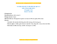 Đề thi Công nghệ 11 cuối kì 1 Cánh diều (Công nghệ cơ khí) - Đề 1