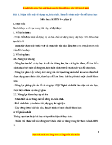 Giáo án Vật Lí 9 Kết nối tri thức (năm 2025) | Giáo án Vật Lí 9 mới, chuẩn nhất