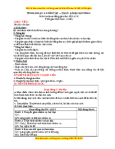 Giáo án Địa lí 6 Kết nối tri thức (2024): Luyện tập - thực hành