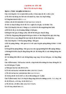 Trắc nghiệm KHTN phần Vật lí 7 Đúng-Sai, Trả lời ngắn Kết nối tri thức