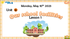 Giáo án Powerpoint Unit 6: Our school facilities Tiếng Anh lớp 4 Global success