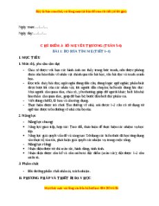 Giáo án Bọ rùa tìm mẹ Tiếng Việt 2 Chân trời sáng tạo