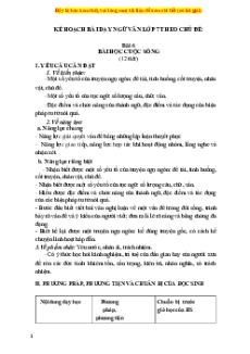 Giáo án Ngữ văn 7 Học kì 2 Kết nối tri thức