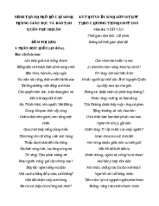 Đề minh họa thi vào lớp 10 Ngữ văn 2025 - Phòng GD Phú Nhuận