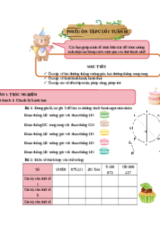 Bài tập cuối tuần Toán 4 Tuần 16 Kết nối tri thức (có lời giải)