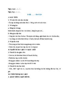 Giáo án Ôn tập trang 159 Ngữ Văn 12 Chân trời sáng tạo