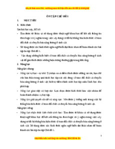 Giáo án Ôn tập chủ đề 1 Sinh học 11 Cánh diều