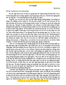 Phiếu bài tập Tuần 2 Từ thiện Ngữ văn 7
