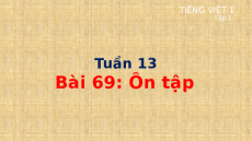 Giáo án Powerpoint Bài 69: Ôn tập Tiếng việt lớp 1 Cánh diều