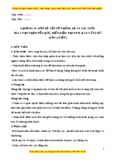 Giáo án Toán 6 Học kì 2 Cánh diều