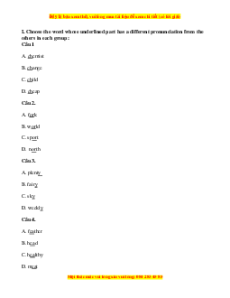 Bộ trắc nghiệm Tiếng anh 10 Cánh diều (có đáp án)