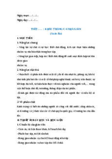 Giáo án Khúc tráng ca nhà giàn Ngữ Văn 12 Cánh diều