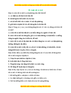 Trắc nghiệm Bài 5 Địa lí 6 Kết nối tri thức: Lược đồ trí nhớ