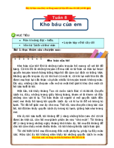 Bài tập cuối tuần Tiếng việt 4 Tuần 8 Cánh diều (có lời giải)