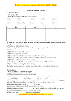 Bài tập Tiếng Anh 10 Global success (cả năm) có đáp án - Lưu Hoằng Trí