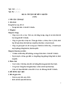 Giáo án Bài 21: Ôn tập chủ đề Vi khuẩn Khoa học lớp 5 Chân trời sáng tạo
