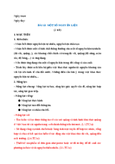 Giáo án Bài 13 Hóa học 6 Kết nối tri thức (năng lực số)