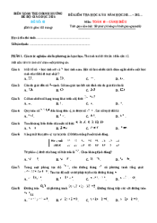 Đề thi cuối kì 2 Toán 10 Cánh diều Cấu trúc mới (Đề 2)