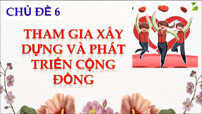 Giáo án Powerpoint Chủ đề 6 Hoạt động trải nghiệm 12 Chân trời sáng tạo