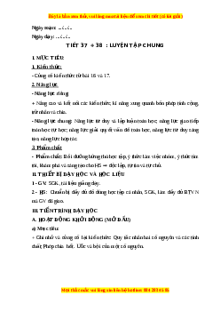 Giáo án Luyện tập chung trang 75 Toán 6 Kết nối tri thức