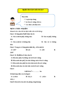 Bài tập cuối tuần Toán lớp 5 Kết nối tri thức Tuần 7