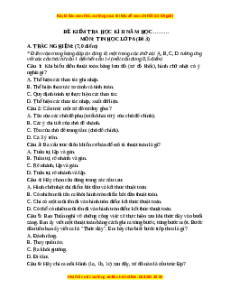 Đề thi cuối kì 2 Tin học 6 Cánh diều - Đề 3