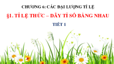 Bài giảng Powerpoint Toán 7 Học kì 2 Chân trời sáng tạo