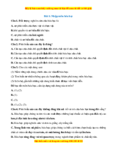 Bộ trắc nghiệm Hóa học 10 Cánh diều (có đáp án)