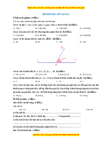 Đề thi giữa kì 1 Toán lớp 4 Kết nối tri thức (đề 6)